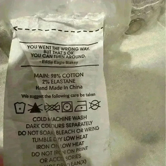 Tea and Cup distressed white jeans size 3 - Picture 13 of 15